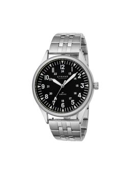 Strand by Obaku - Reef Black steel Analog Black Dial Mens Watch - S724GXCBSC_A (M)