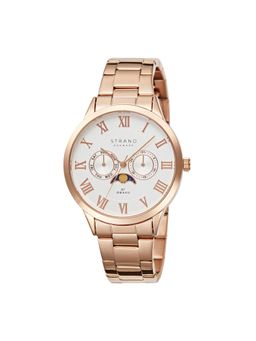 Strand by Obaku - Moon Fuchsia Analog Silver Dial Mens Watch - S728GMVISV_A (M)