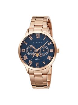 Strand by Obaku - Moon Lapis Analog Blue Dial Mens Watch - S728GMVLSV_A (M)