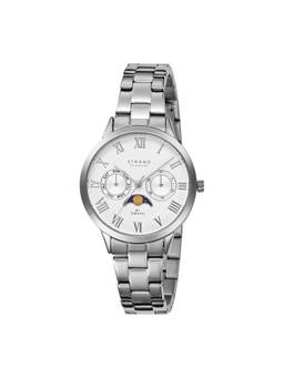 Strand by Obaku - Moon Mini Brace Analog Silver Dial Womens Watch - S728LMCISC_A (M)