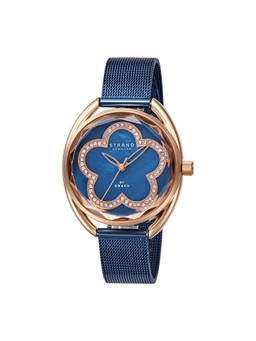 Strand by Obaku - Rose Ocean Analog Blue Oval Dial Womens Watch - S734LXVLML_A (M)