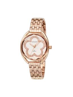 Strand by Obaku - Rose Rosette Analog MOP Oval Dial Womens Watch - Rose Gold - S734LXVVSV_A (M)