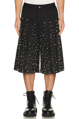 Birth Of Royal Child - Pearl Pleated Wide Shorts