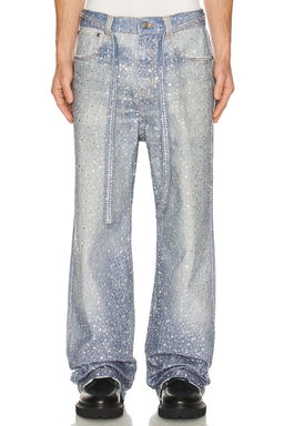 Birth Of Royal Child - 3D Printing Washed 20K Swarovski Diamond Boro Pants