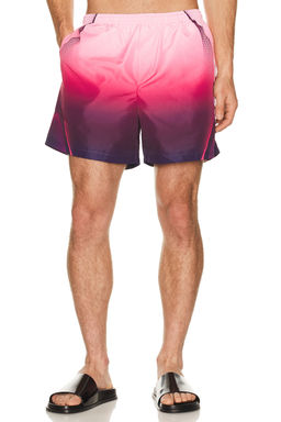 Casablanca - Aubergine Gradient Printed Swim Shorts