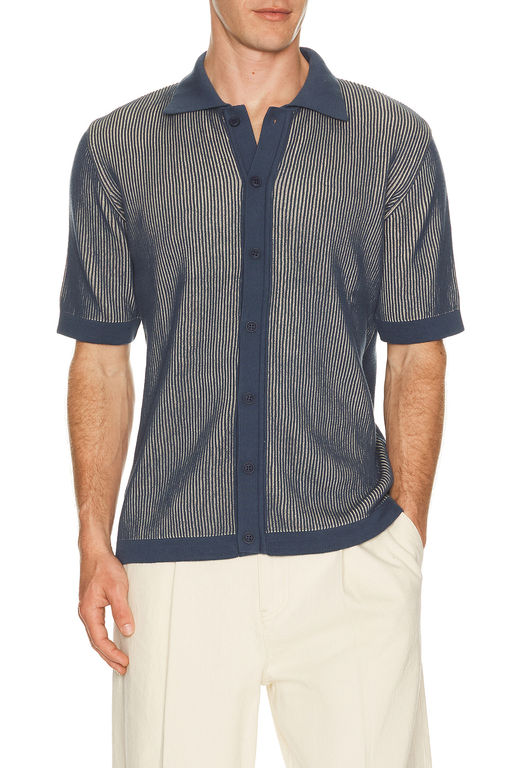 Far Afield Velzy Knitted Shirt