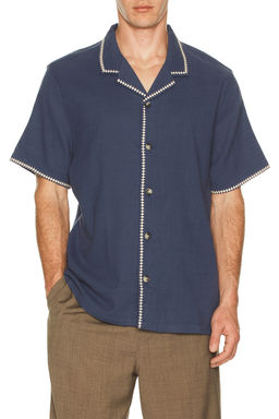 Marine Layer - Embroidered Resort Shirt