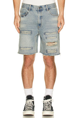 Midnight Rodeo - Distressed Denim Shorts