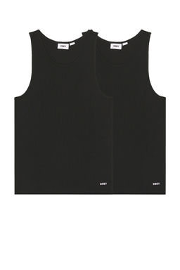 Obey - 2 Pack Standard Rib Tank