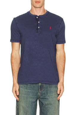 POLO RALPH LAUREN - Short Sleeve Slub Jersey Henley Tee