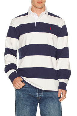 POLO RALPH LAUREN - Long Sleeve Heavyweight Rugby Polo TShirt