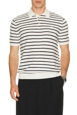 POLO RALPH LAUREN - Short Sleeve Cotton Blend Polo Sweater Tshirt