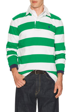 POLO RALPH LAUREN - Long Sleeve Iconic Stripe Rugby Polo