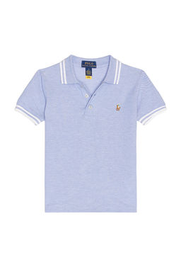 POLO RALPH LAUREN - Short Sleeve Cotton Oxford Mesh Polo