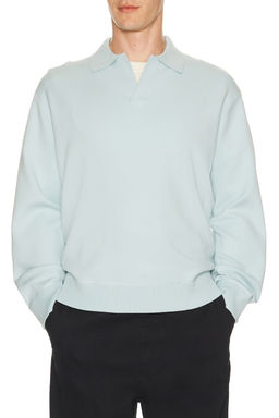 Theory - Light Bilen Jonny Collar Pop Over Sweater