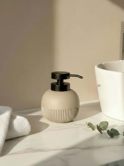 Mason Home - Chaton Round Bathroom Dispenser - Brown