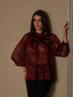 Style Island - Evelyn Jacquard Top