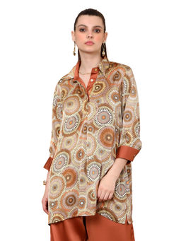 TAMISKA BY NARENDRA KUMAR - Hazel Geometric Printed Tunic