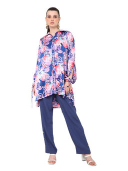 TAMISKA BY NARENDRA KUMAR - Blue Floral Printed Tunic