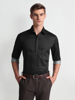Arrow Newyork - Black Printed Manhattan Slim Fit Shirt