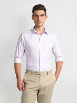 Arrow - Purple Houndstooth Pattern Auto Press Shirt