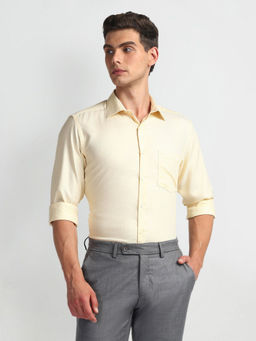 Arrow - Yellow Houndstooth Pattern Auto Press Shirt