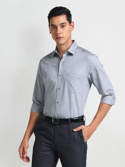 Arrow - Grey Liberty Classic Fit Floral Shirt