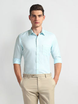 Arrow - Green Auto Press Slim Shirt