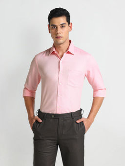 Arrow - Pink Textured Dobby Shirt