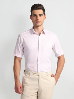 Arrow - Purple Printed Cotton Shirt