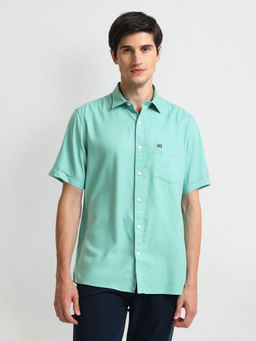 Arrow Sports - Aqua Short Sleeve Dobby Shirt