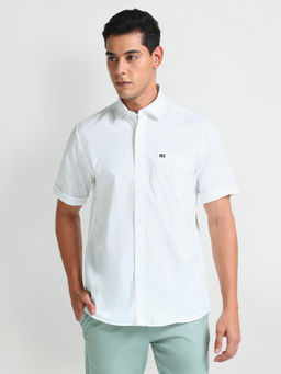 Arrow Sports - White Short Sleeve Twill Shirt