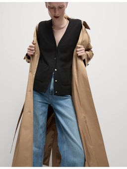 Marks & Spencer - Black Air-Yarn V-Neck Knitted Waistcoat