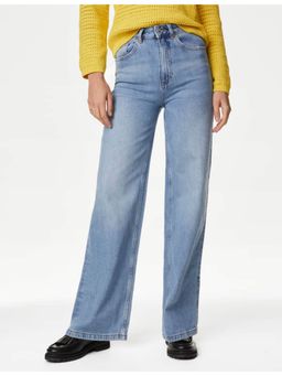 Marks & Spencer - Blue The Wide-Leg Jeans