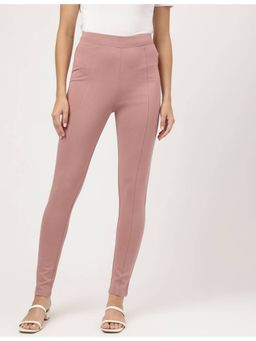 Marks & Spencer - Pink Solid Skinny Fit Treggings