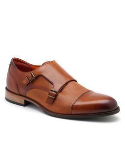 Ruosh - Tan Occasion-Monk Strap Shoes