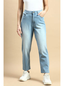 De Moza - Blue Solid Jeans