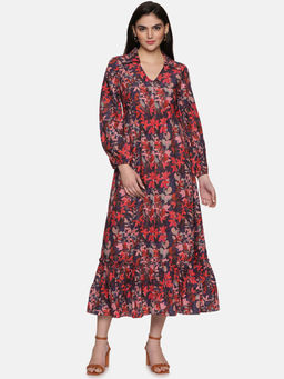 IS.U - Women Multi-Color Floral Maxi Dress