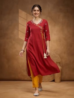 Jaipur Kurti - Floral Printed Straight Kurta
