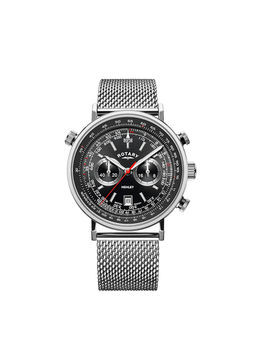 Rotary - Henley Chronograph Watch for Men-Black