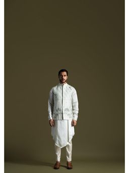 PAARSH - Egyptian Motifs Kurta And Pant With Nehru Jacket