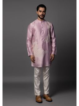 PAARSH - Men Lavender Mirage Kurta