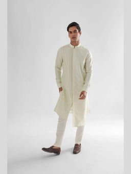 PAARSH - Men Hawk Light Yellow Kurta With Pant