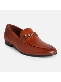 Aldo - Marinho Leather Tan Solid Loafers