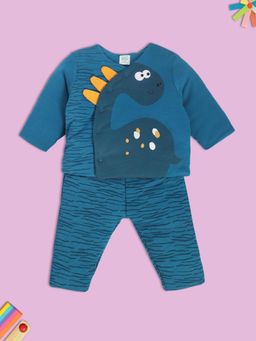 MINI KLUB - Boys Blue Top and Pants (Set of 2)