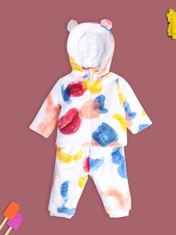 MINI KLUB - Girls White Top and Joggers (Set of 2)