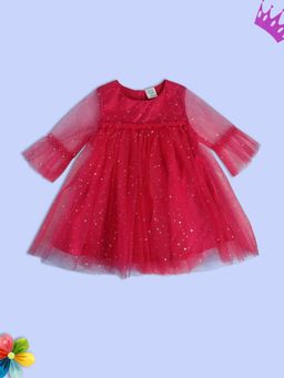 MINI KLUB - Girls Hot Pink Dress