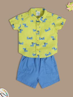 MINI KLUB - Boys Multi-Color Shirts and Shorts (Set of 2)