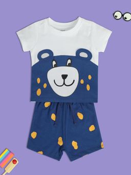 MINI KLUB - Boys Blue T-Shirt and Shorts (Set of 2)