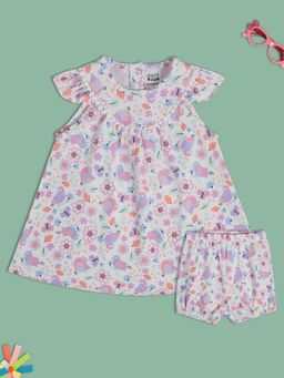 MINI KLUB - Girls Purple Dress (Set of 2)